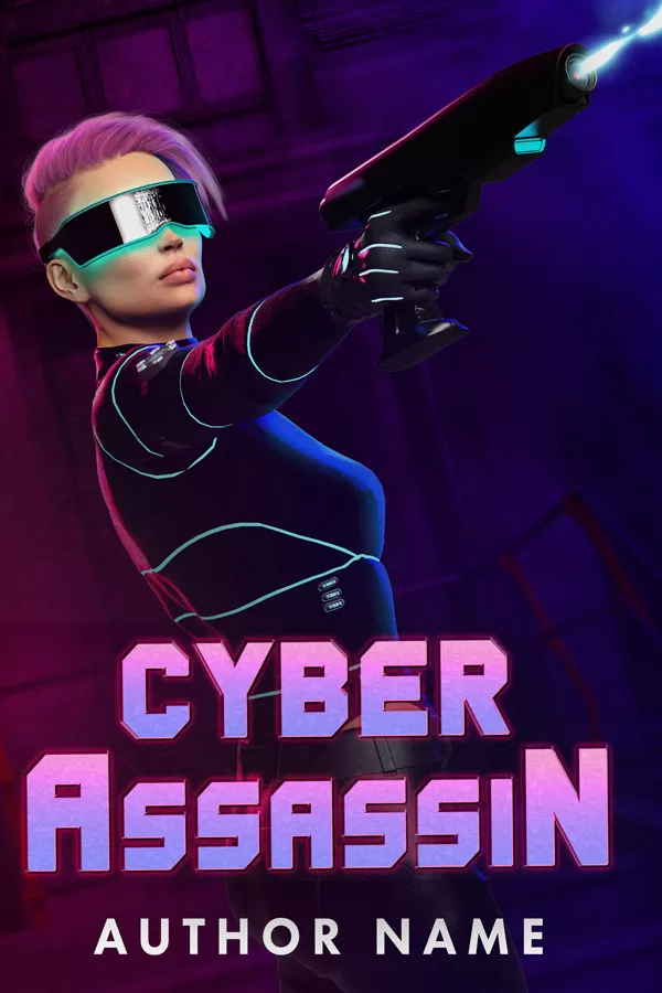 CyberPunk Book Cover: Cyber Assassin