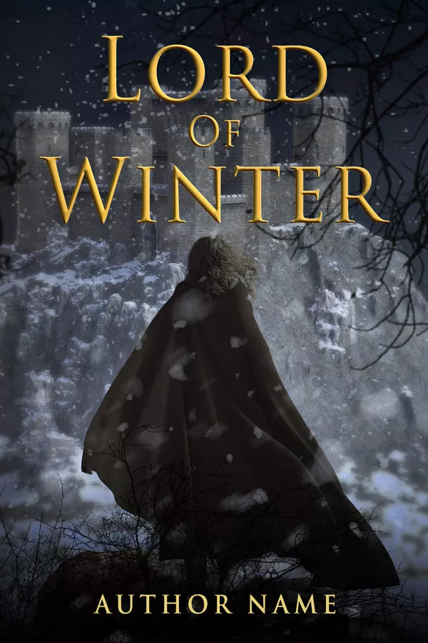 Epic Fantasy Book Cover: Lord of Winter