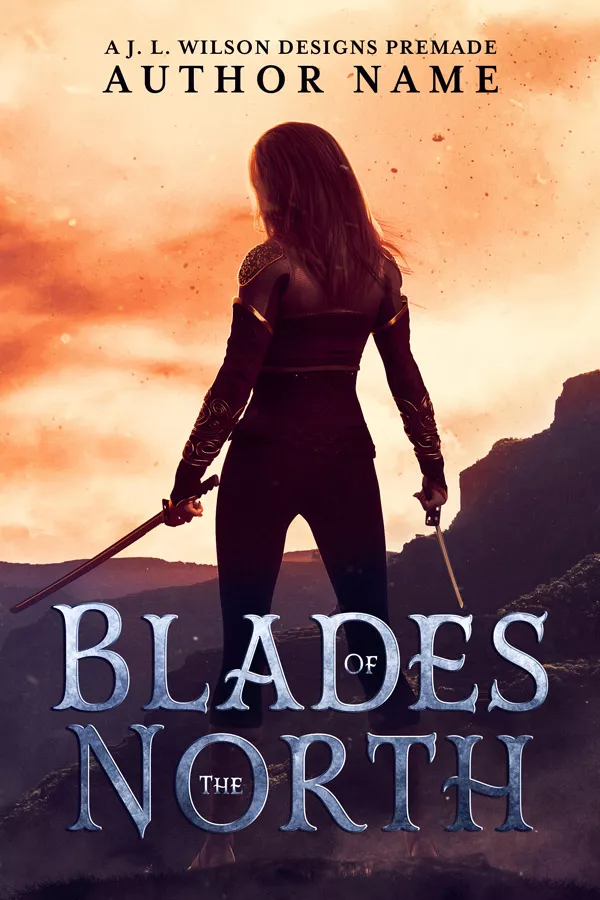 Epic Fantasy Book Cover: Blades of the North