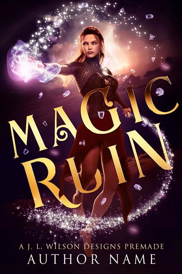 Fantasy Book Cover: Magic Ruin