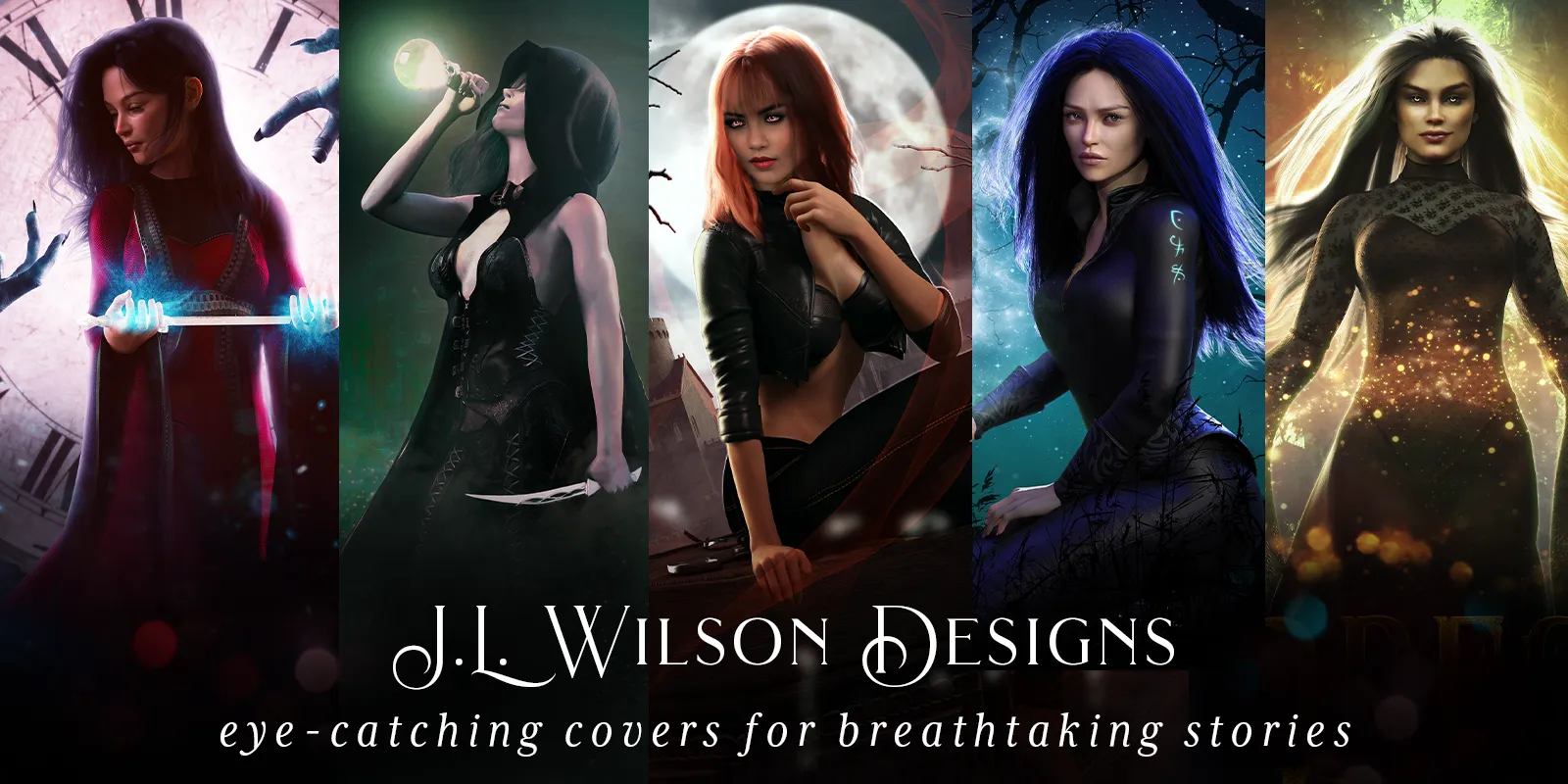 fantasy book cover designer J. L. Wilson Designs